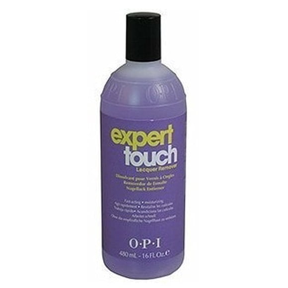 Size : 16 oz , OPI Expert Touch Lacquer Remover - Pack of 1 w/ SLEEKSHOP Teasing Comb