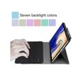thumbnail image 1 of Keyboard Case for Samsung Galaxy Tab A 8.0 inch 2019 with S Pen Hoder Model SM-P200 Wi-Fi / SM-P205 LTE Slim Shell Lightweight Stand Cover with Backlit Detachable Wireless Bluetooth Keyboard, 1 of 7
