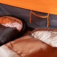 thumbnail image 4 of Estbridge Adult Hooded Camping Sleeping Bag  Portable Splicable Double Indoor Outdoor Quilt  210x75x4cm  Cotton  White  Lightweight 2.2lb  Dirt-Resistant  Zip-Together Design for Couples, 4 of 9