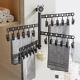 thumbnail image 2 of Drying Rack Clothing Home Multifunctional Clothes Drying Folding Sock Rack, Underwear Wall Hanging Sock Clip, Multi Clip Clothes Drying Rack Multifunctional Clothing Rack, 2 of 6