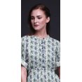 thumbnail image 4 of Bimba Robe Longue en Rayonne Tie & Dye Shibori pour Femmes Boho Plage Cocktail Fête Maxi Robe Fendue-TG, 4 of 6