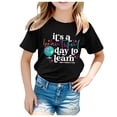 thumbnail image 1 of TZEWGL T-Shirts For Child Back To School Season Printed Short Sleeve Crewneck Clothes For Baby size 2-4T, 1 of 4