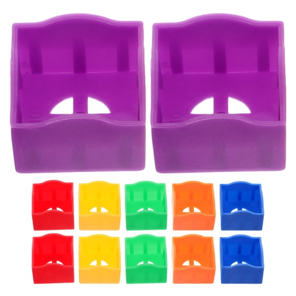 KAKOWELY Porte-Craie en Plastique 12 Pcs Mini Porte-Craie Portable pour Queue de Billard Organisateur de Craie en Plastique pour Accessoire de Billard