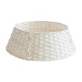 thumbnail image 1 of CNKOO Christmas Tree Rattan Skirt Stand Base Basket Cover Tidy Decor Grey, 1 of 17