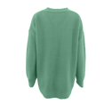 thumbnail image 4 of Womens V Neck Oversized Fall Sweater Sexy Long Sleeve Knit Pullover Top, 4 of 6