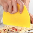 thumbnail image 4 of Plastic Scraper Tool,Scraper Cutting Knife Sausage Cake Buns Pancakes Cold Cream Scraper Plastic Scraper Blade Knife Multi-Purpose Baking Tool with Measuring Marks,Cut Measuring Tool, 4 of 6
