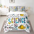 thumbnail image 2 of Science Twin Comforter Set,Physical Chemistry Math 7 Pieces Bed in a Bag,Chemical Equation Mathematics Formula Bedding Sets with 1 Comforter,1 Flat Sheet,1 Fitted Sheet,2 Pillowcase and Pillow Sham, 2 of 5