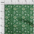 thumbnail image 2 of oneOone Velvet Green Fabric English Breakfast Sewing Craft Projects Fabric Prints By Yard 58 Inch Wide, 2 of 5