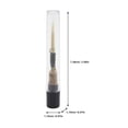 thumbnail image 4 of Oboe Reed for Musical Instrument Use Black Replacement Part with Moderate Soft Strength 3Pcs, 4 of 9