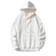 thumbnail image 2 of RKSTN Chandail à Capuche pour Hommes Mode Automne Chandail en Molleton Doux Décontracté à Capuche Col Rond Manches Longues Chandail Chandails en Molleton Blouse Chandail en Molleton pour Hommes, 2 of 8