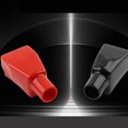 thumbnail image 3 of Becaristey 2a de Protection de Borne de Batterie Fiable Construction en PVC Robuste pour Fait avec PVC Largement Utilisé Rouge et Noir 1Set, 3 of 6