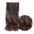 thumbnail image 4 of Maoww Curly Wavy Hair Extension Synthetic 60 Cm High Temperature Silky Long Wig 12, 4 of 5