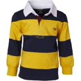 thumbnail image 1 of Sportoli Polo Rugby à Manches Longues à Larges Rayures en Coton 100 pour Garçons, 1 of 3