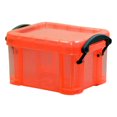thumbnail image 1 of CHUANK Mini Plastic Storage Box with Locking Lid Clear Plastic Organizer for Small Crafts Stationery Jewelry Sewing Classroom, 1 of 19