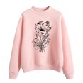 thumbnail image 1 of Sweatshirts à Col Rond pour Femmes, Coupe Ample Décontractée, Pulls Confortables, Tenues de Mode Automne 2023, 1 of 2