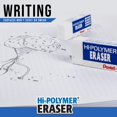 thumbnail image 4 of Pentel Hi-Polymer Block Eraser Small White, 4-Pk (ZEH05BP4), 4 of 5