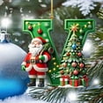 thumbnail image 4 of LSLJS 26 Letters Christmas Tree Decoration Pendant Christmas Tree Ornaments Personalized DIY Christmas Ornaments Christmas Decorations Xmas Tree Hanging Decor Christmas Ornaments, 4 of 5