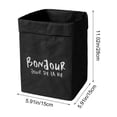 thumbnail image 3 of Washable Kraft Paper Storage Bag,Waterproof Kraft Paper Organizer,Thickened Paper Storage Bag,Kitchen Refrigerator Storage Bag,Plant Pot Holder Cover,Multipurpose Paper Storage Container Bag, 3 of 6