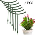 thumbnail image 2 of 6 Pcs Garden Climbing Trellis Plant Support Cage Sturdy Plastic Stakes for Plant, 2 of 6