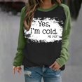 thumbnail image 1 of 2023 Mode pour Femmes Sweatshirt 50% de Réduction sur T-shirt Imprimé Long Manches Blouse Col Rond Casual Tops Sweatshirt, 1 of 5