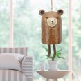 thumbnail image 4 of Animal Wind Chimes, Rustic Animal Wind Chimes Hanging Natural Resin Hand Made With Accessories For Gardens C Raccoon, 4 of 8