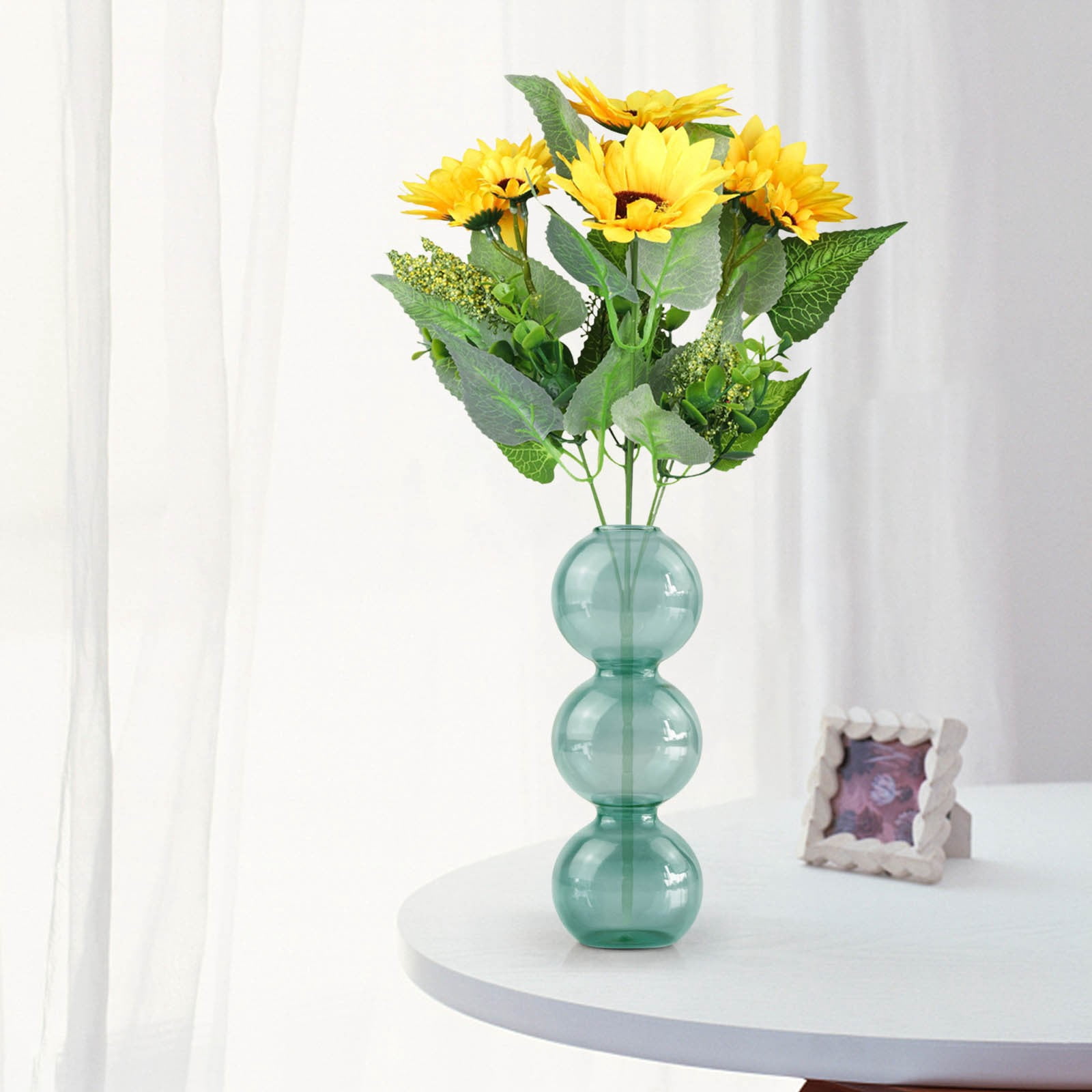 Vaidha Glass Flower Base Vase Glass Planter Airplant