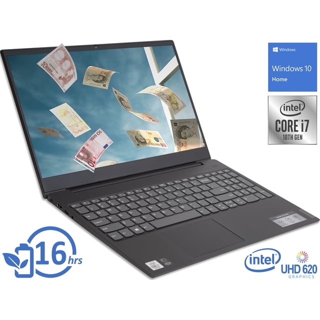 Lenovo IdeaPad S340 Notebook, 15.6" FHD Display, Intel Core i7-1065G7 Upto 3.9GHz, 8GB RAM, 512GB NVMe SSD, HDMI, Card Reader, Windows 10 Pro