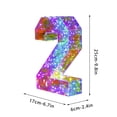 thumbnail image 3 of TIMIFIS Valentines Day Decor Valentine's Day 100 Lamp Beads Creative LED Luminous Alphabet Numbers Decorative Lights Holiday Decorative Lights Wedding Birthday Party, 3 of 3