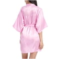 thumbnail image 4 of Mlkoz Womens Summer Clothes, Women's Color Ding Robe Bathrobe Color Light Summer Thin Short Cardigan Robe, Women Gifts, 4 of 4