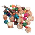 thumbnail image 1 of Cage Chewing Toy, Decorative Colorful Beak Grinding Bird Corn Cobs Toy  Free Attractive With Hook For Budgies, 1 of 8