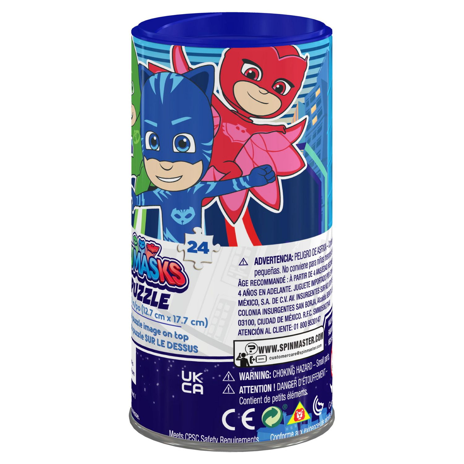 Puzzle PJ Masks en tube, pour les familles et les enfants à partir de 4 ans
