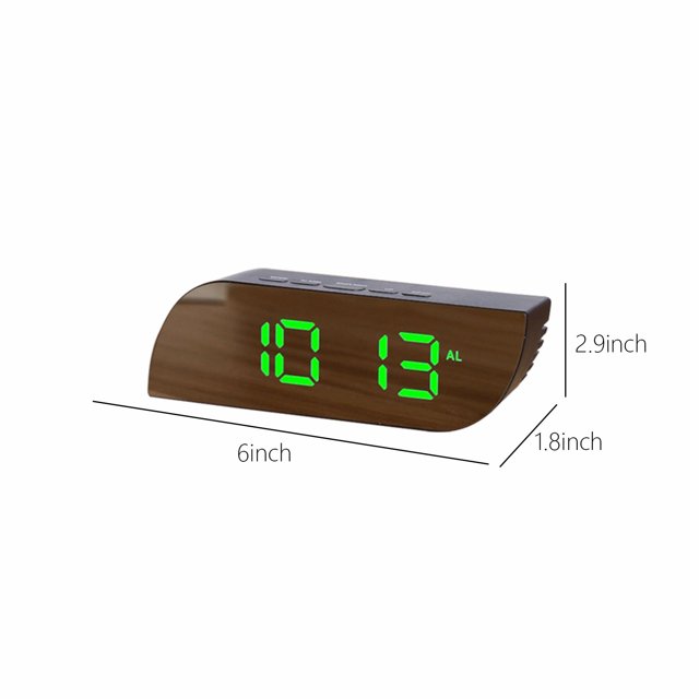 Digital Alarm Clock with Led Night Light Digital Clock Large Display, Led Alarm Electric Clocks Surface for Makeup with Diming Mode Alarm Clock with Night Light Digital Clock Large Display