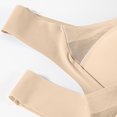 thumbnail image 3 of ManxiVoo Wireless Comfort Bras Full Coverage Minimizer with Adjustable Straps and Side Support for Everyday Wear Smooth T-Shirt Design XXXXXL Size Light Yellow, 3 of 7