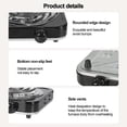 thumbnail image 3 of LNGOOR 1000W Single Burner Portable Electric Cooktop Camping Stove Mini Hot Plate Heating, 3 of 7