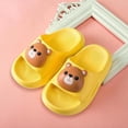 thumbnail image 2 of Kcodviy Home Slippers for Children Kids Slippers Size 12 Kids Little Rabbit Children Slipper Booties Slippers Cartoon Soft Sole Girls Shoes Moccasins in Summer Comfortable Girls Sandals at Home, 2 of 4