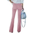 thumbnail image 3 of Luxur Pantalon Évasé Grand pour Femmes, Rose, Taille P, 3 of 3