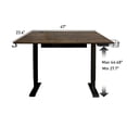 thumbnail image 3 of LJ 47” Electric Height Adjustable Sit-Stand Computer Desk - Wood, 3 of 5