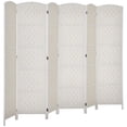thumbnail image 1 of HOMCOM 6 Panel Folding Room Divider Privacy Screen Indoor Home Decoration, 1 of 10