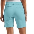 thumbnail image 4 of Shorts pour Femmes Liquidation Grande Taille Shorts en Sergé Extensible pour Femmes Taille Fine à Enfiler Coupe Régulière Shorts de Randonnée Été Décontractés avec Poches en Liquidation, 4 of 9