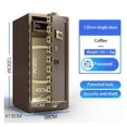 thumbnail image 2 of Stainless Steel Safe Box For Home And Office, Anti-theft Safe, Fingerprint, Password, Wall, Height 1.2m ,Portable Security Chest, 2 of 7