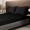 thumbnail image 3 of Draps Lit Double Drap-Housse Housse de Matelas Drap Antidérapant Housse de Lit Fixe Ensemble Complet Protège-Matelas Housse de Lit Protège-Matelas Double, 3 of 8