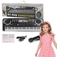 thumbnail image 1 of Kids 61 Key Electronic Piano Keyboard Toy With Usb Microphone Portable Musical Instrument Educational Music Gift 54X17X5.5Cm, 1 of 9