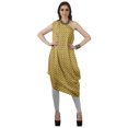thumbnail image 1 of Moomaya Robe Kurti Sans Manches à une Épaule Imprimée pour Femmes, Vêtement de Créateur Boho pour Fête, 1 of 7