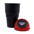 thumbnail image 3 of DOLITY Vehicle Automotive Cup Holder Garbage Can Small Mini Trash Bin Car Trash Garbage Can for Car Office Home, Saving Space Red, 3 of 9
