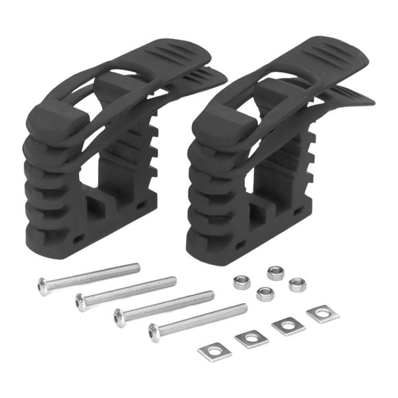 Rubber Clamp Mount Kit With Quick Release For Off-Road Vehicles Including For UTVs And For RVs For Easy Tool Installation And Transport(2 sets)