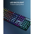 thumbnail image 3 of Intexca KM-G16 Clavier de Jeu Mécanique RVB, 104 Touches, Commutateurs Bleus pour PC et Mac, 3 of 5