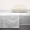 thumbnail image 4 of Purity Home 100% Organic Cotton Pillowcases, 300 Thread Count Percale, Breathable, Super Soft, & Cozy 2-Piece - King Ivory, 4 of 5