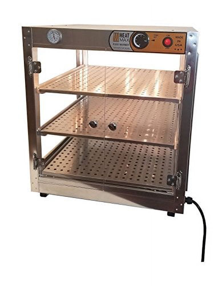HeatMax Présentoir Commercial 202024 pour Pizza et Chauffe-Nourriture