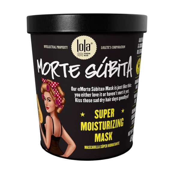 Lola From Rio - Morte Subita - Intensive Treatment Hair Mask For All Types of Dry Damaged Frizzy Chemically Treated Hair 15.87 oz