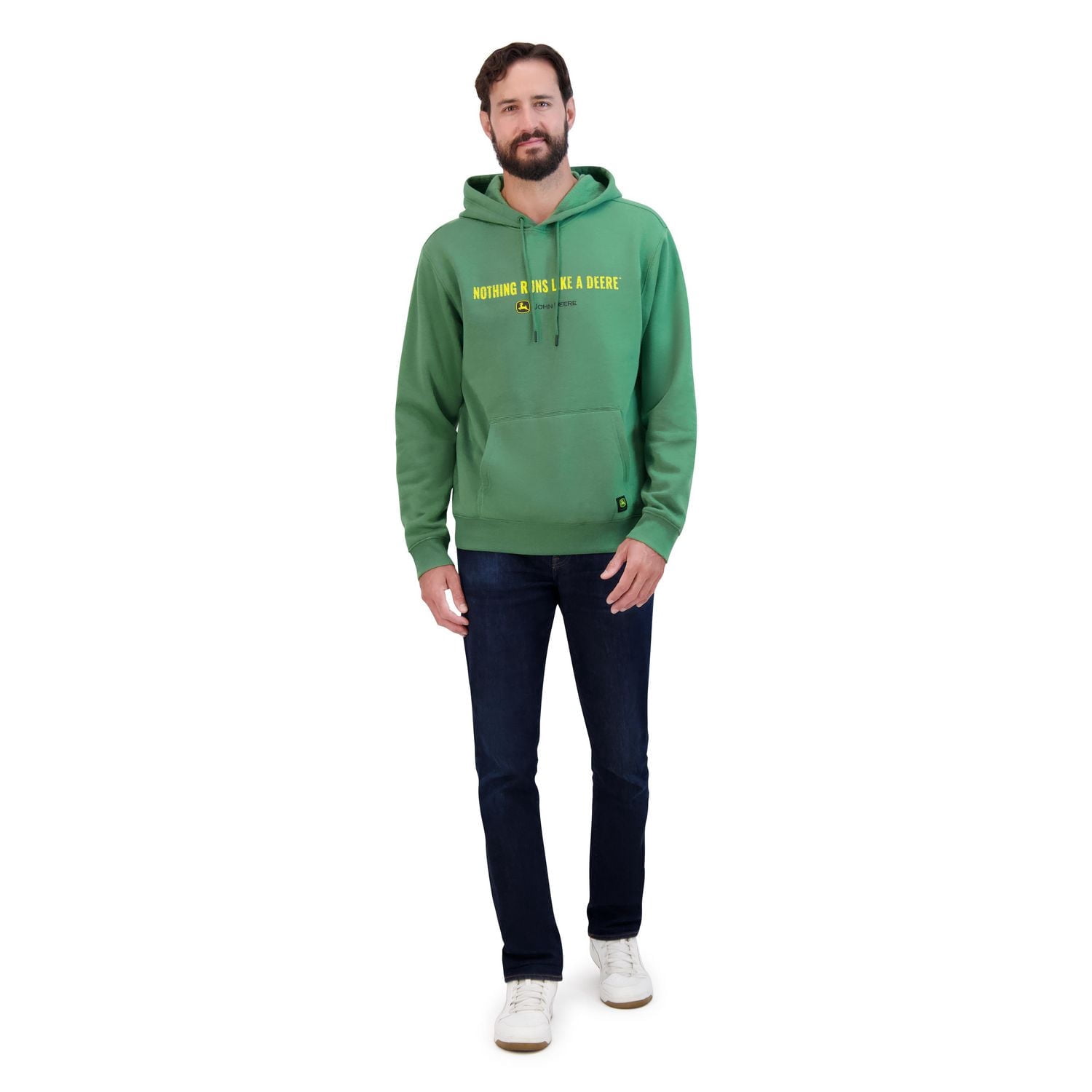 John Deere Men's "Nothing Runs Like a Deere™" Graphic Pullover Hoodie